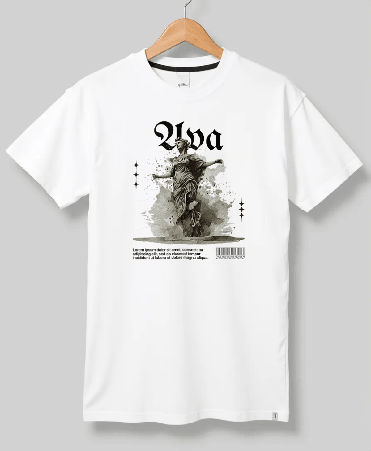 Personalized AVA Classical Statue T-Shirt
