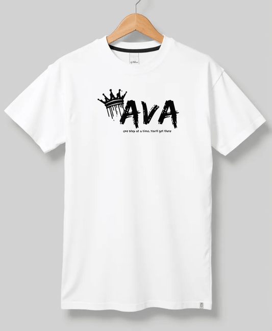 Personalized AVA T-Shirt with Crown Design