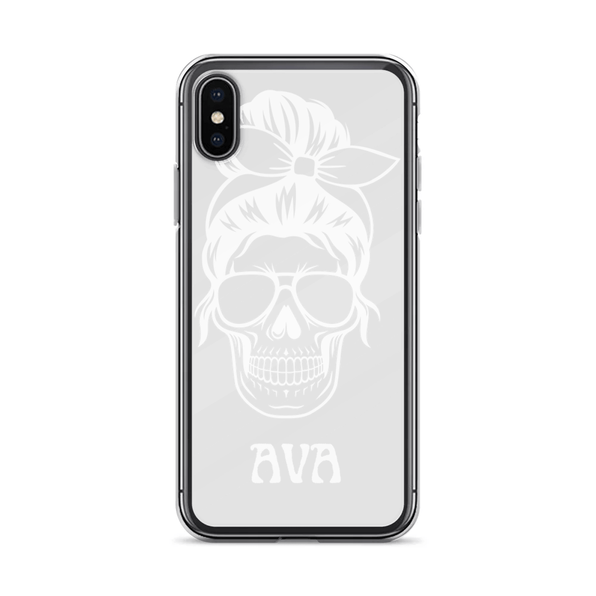 Personalized AVA Skull Phone Case