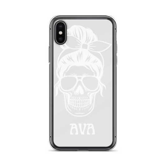 Personalized AVA Skull Phone Case