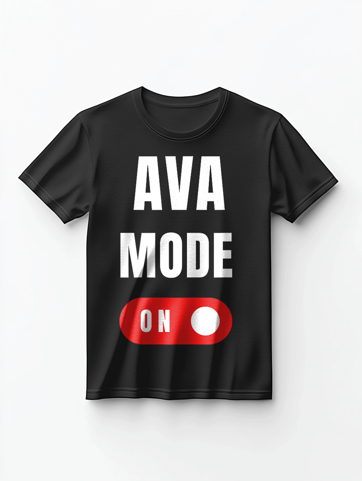 Personalized AVA T-Shirt with Bold Statement Design