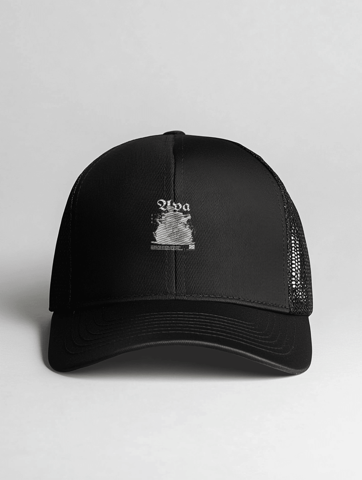 Personalized AVA Black Trucker Hat