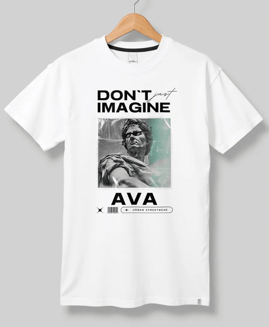 Personalized AVA Vintage Statue Portrait T-Shirt