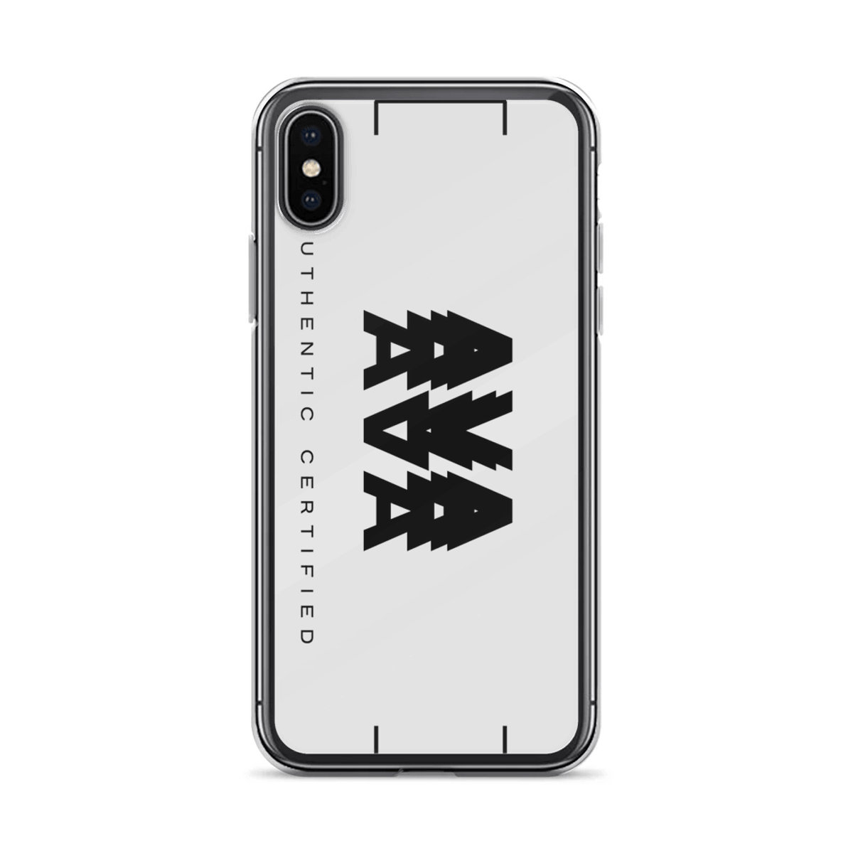 Personalized AVA Clear Phone Case with Modern Design