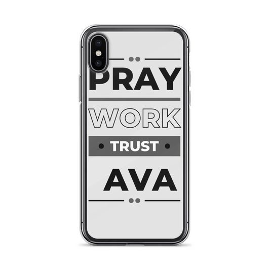 Personalized AVA Phone Case with Bold Typography