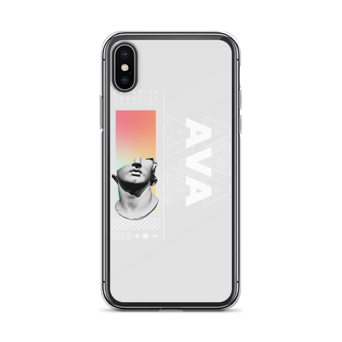 Personalized AVA Clear Phone Case
