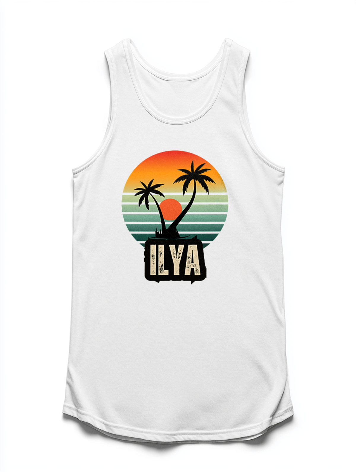 Personalized ILYA Beach-Ready Tank Top