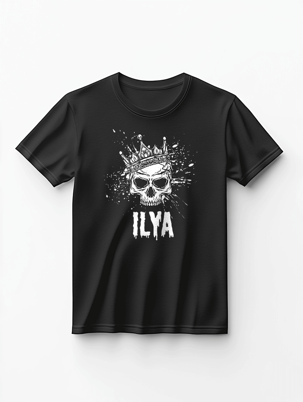 Personalized ILYA Skull T-shirt