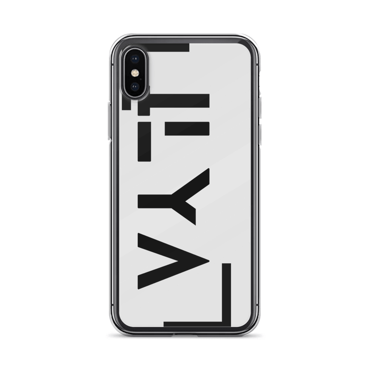 Personalized ILYA Clear Phone Case