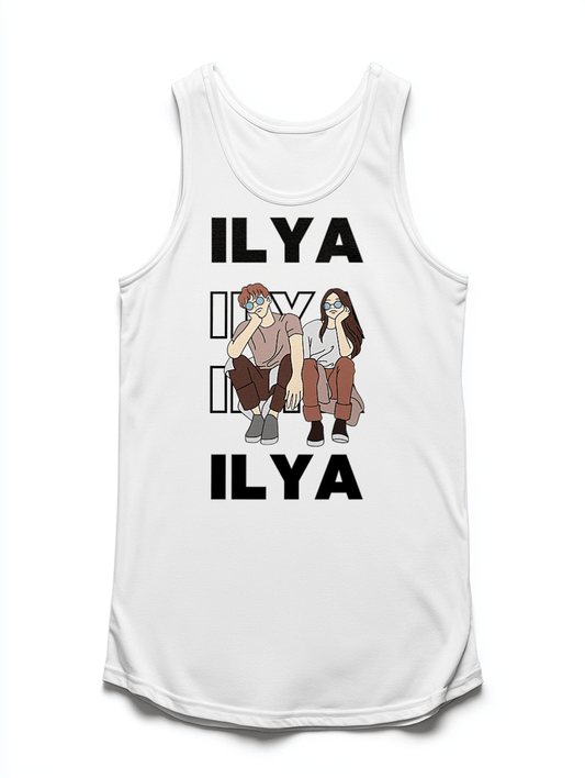 Personalized ILYA Relaxed Vibe Tank Top