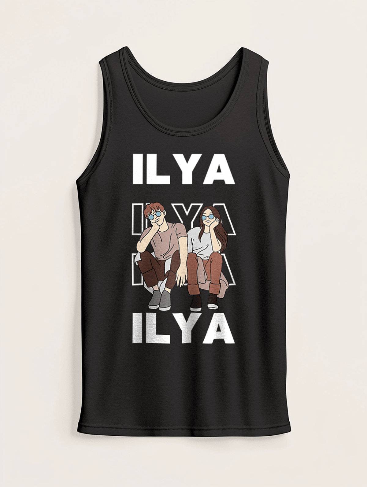 Personalized ILYA Tank Top