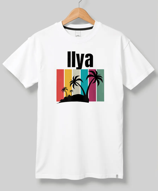 Personalized ILYA Summer Vibes T-Shirt