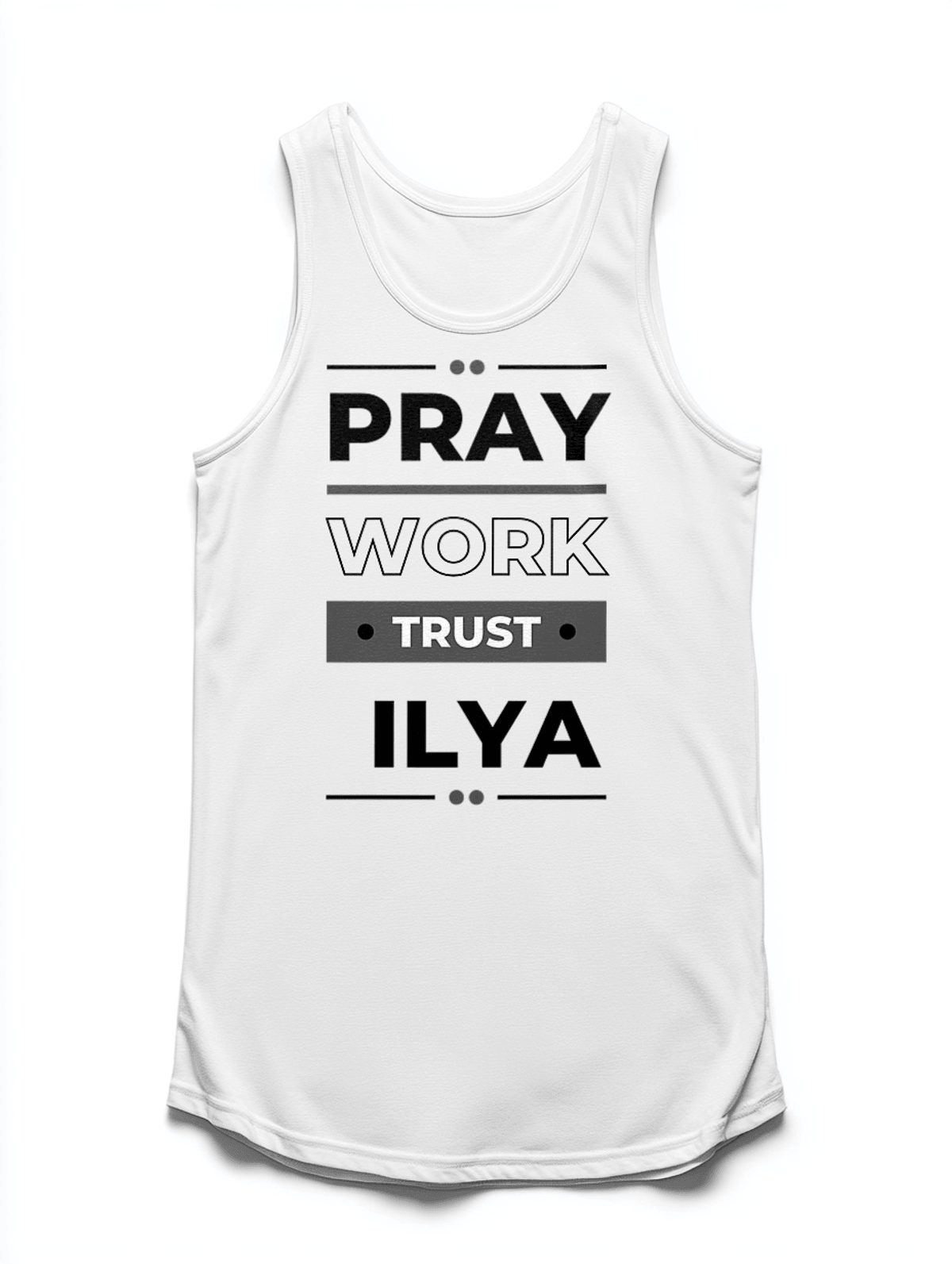 Personalized ILYA Bold Statement Tank Top