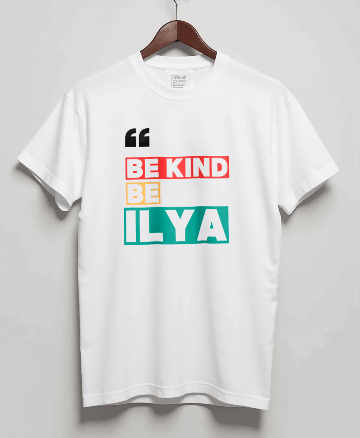 Personalized ILYA Be Kind T-Shirt