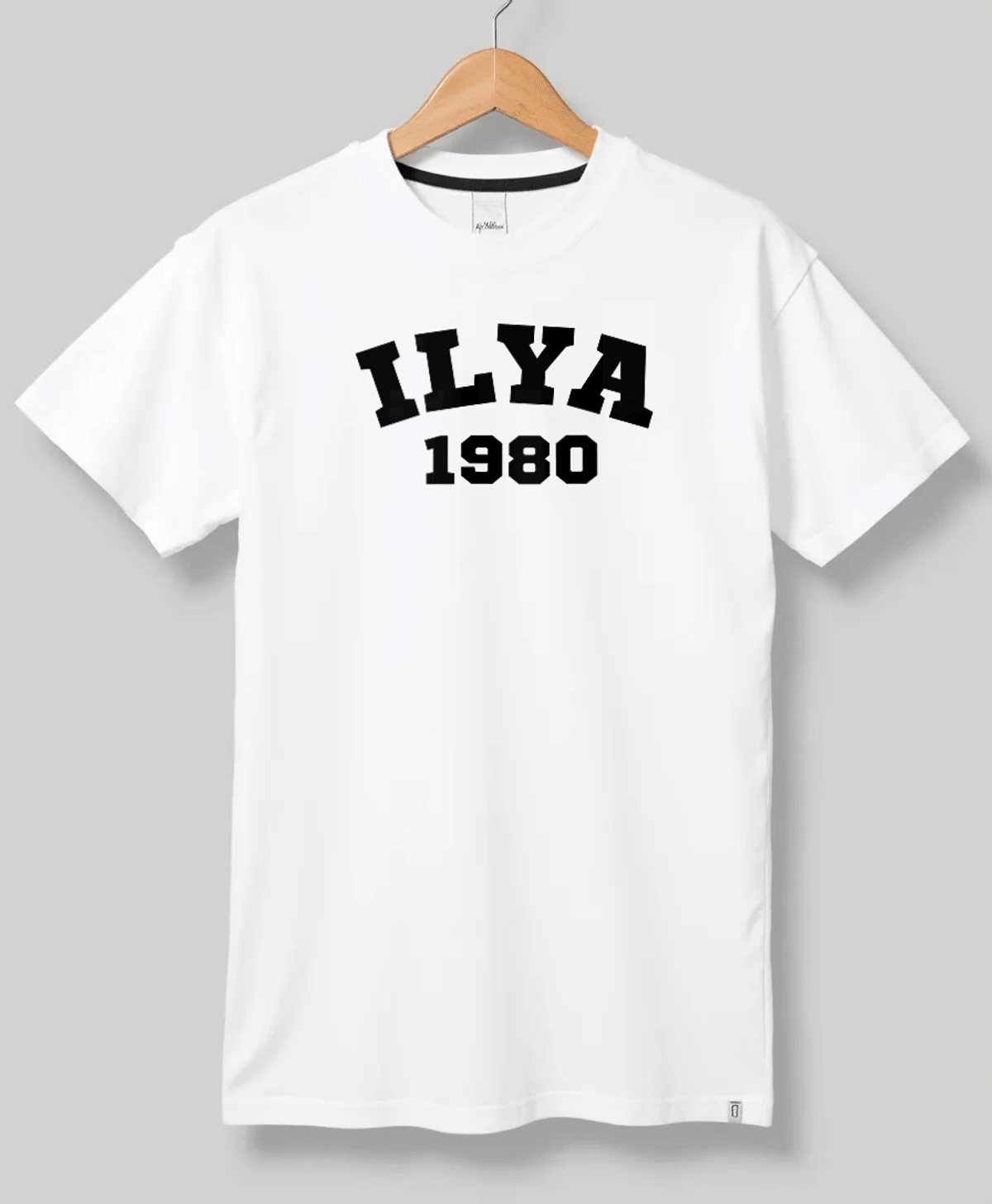 Personalized ILYA Collegiate T-Shirt