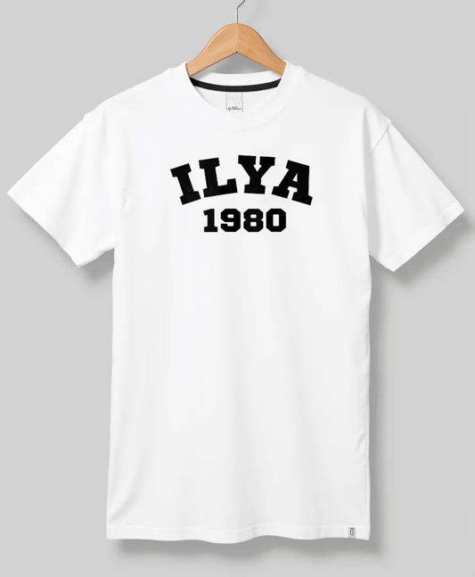 Personalized ILYA Collegiate T-Shirt