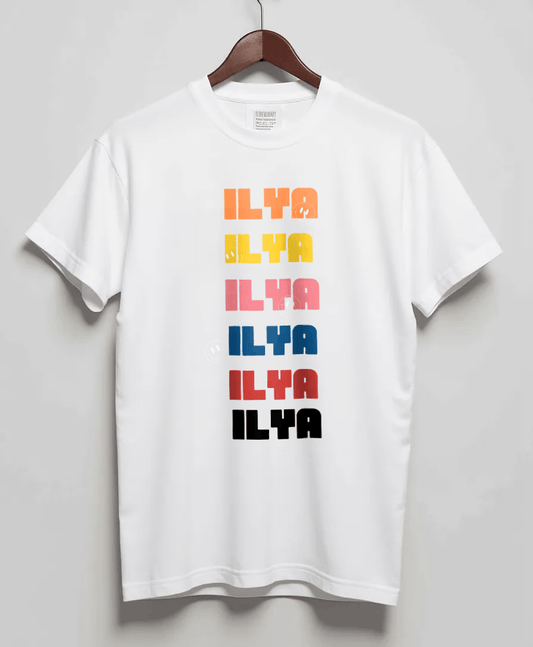 Personalized ILYA Rainbow T-Shirt