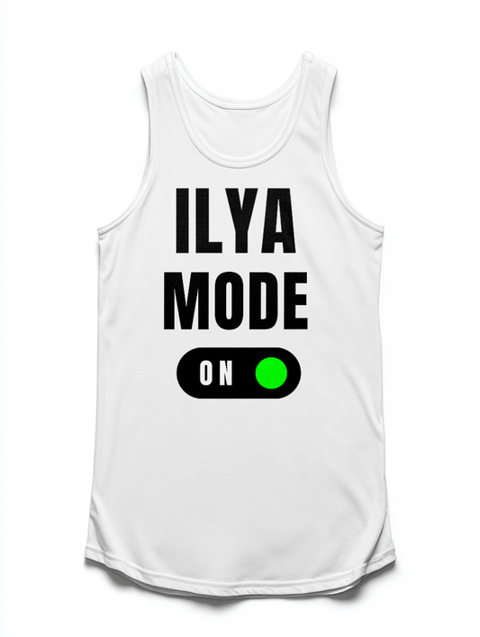 Personalized ILYA Tank Top with Bold Typography