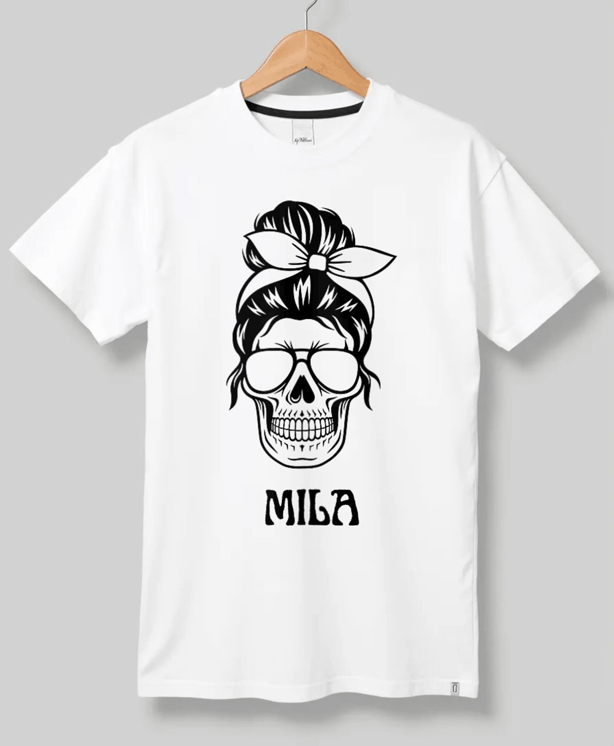 Personalized MILA Skull T-Shirt