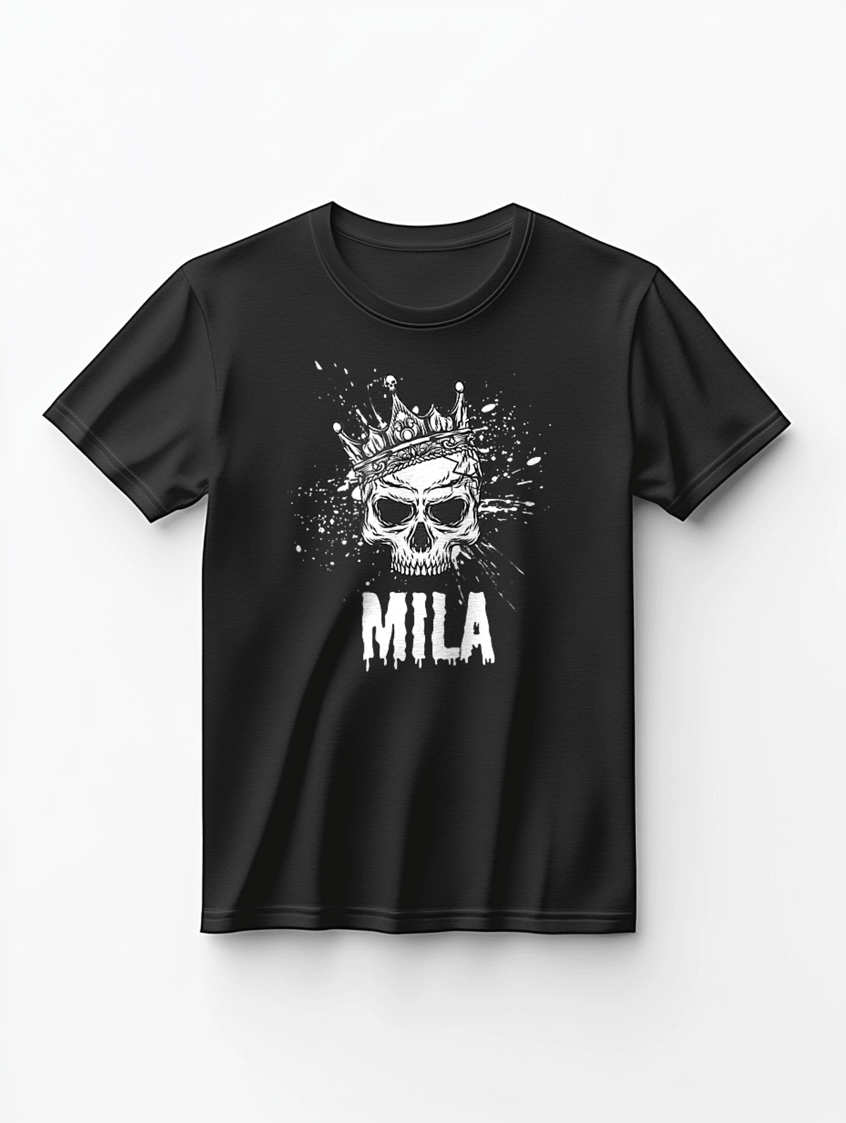 Personalized MILA Skull T-shirt
