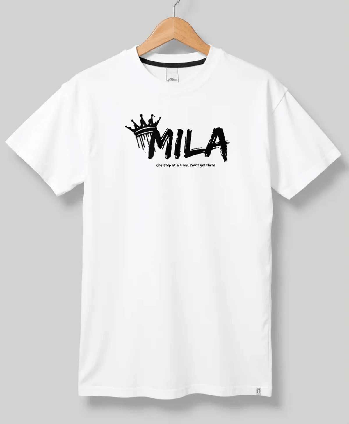 Personalized MILA T-Shirt with Crown Design