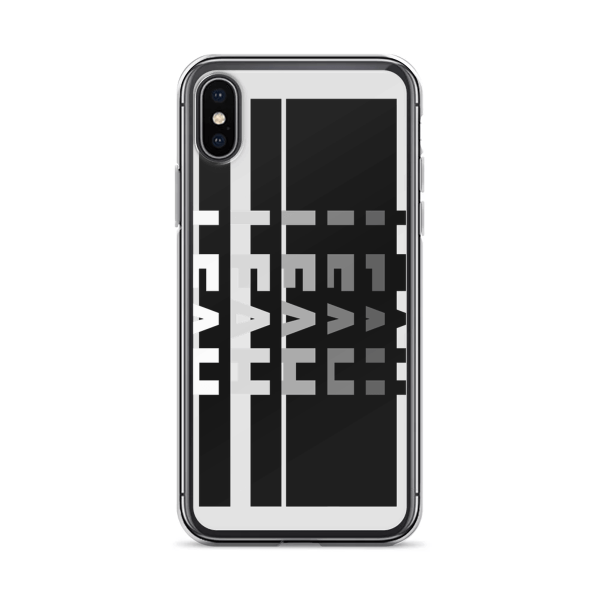 Personalized LEAH Glossy Black Phone Case