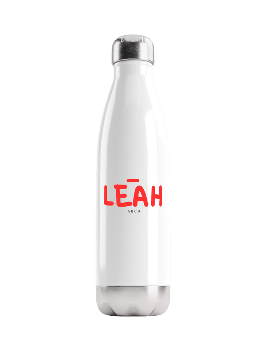 Personalized LEAH Stainless Steel Water Bottle