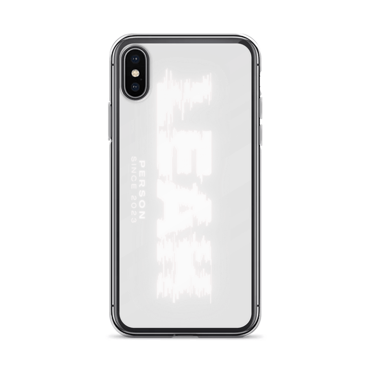 Personalized LEAH Neon Glitch Phone Case