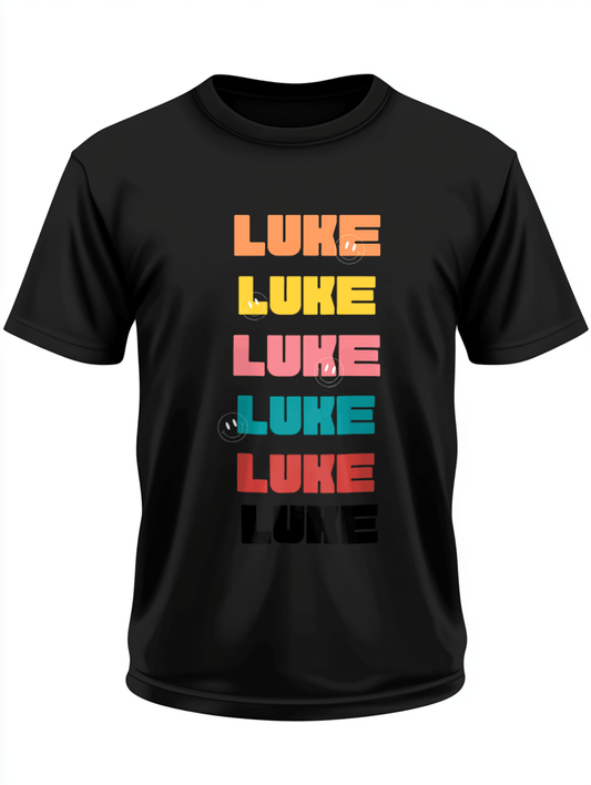 Personalized LUKE Retro Pop T-Shirt