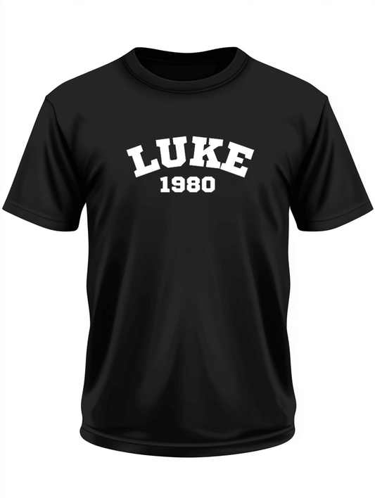 Personalized LUKE Vintage 1980 T-Shirt