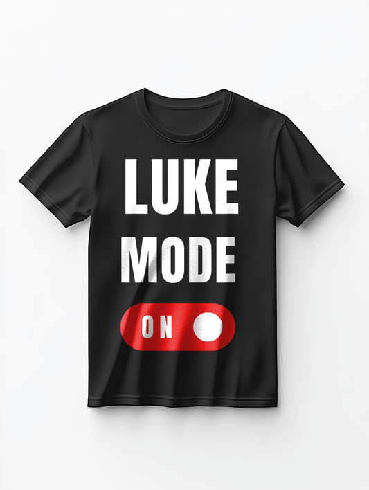 Personalized LUKE T-Shirt with Bold Statement Design