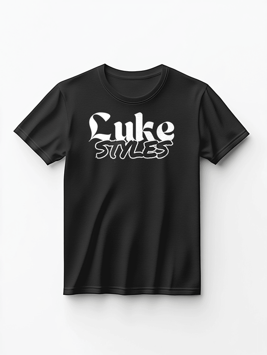 Personalized LUKE T-Shirt in Black and White