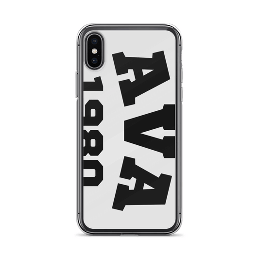 Personalized AVA Clear Phone Case