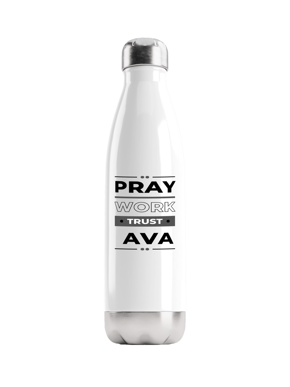Personalized AVA Motivational Water Bottle