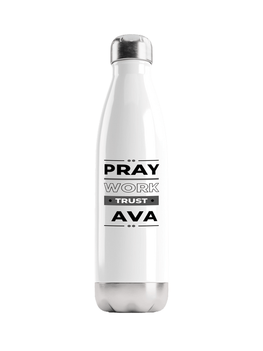 Personalized AVA Motivational Water Bottle