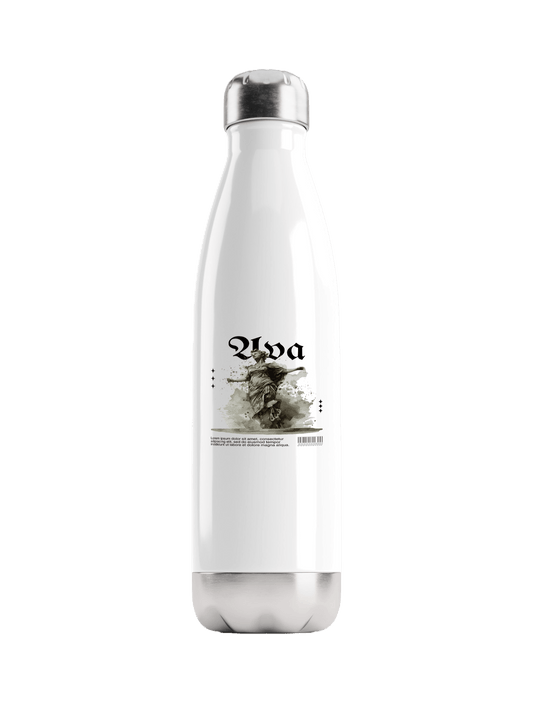Personalized AVA Water Bottle with Classical Illustration