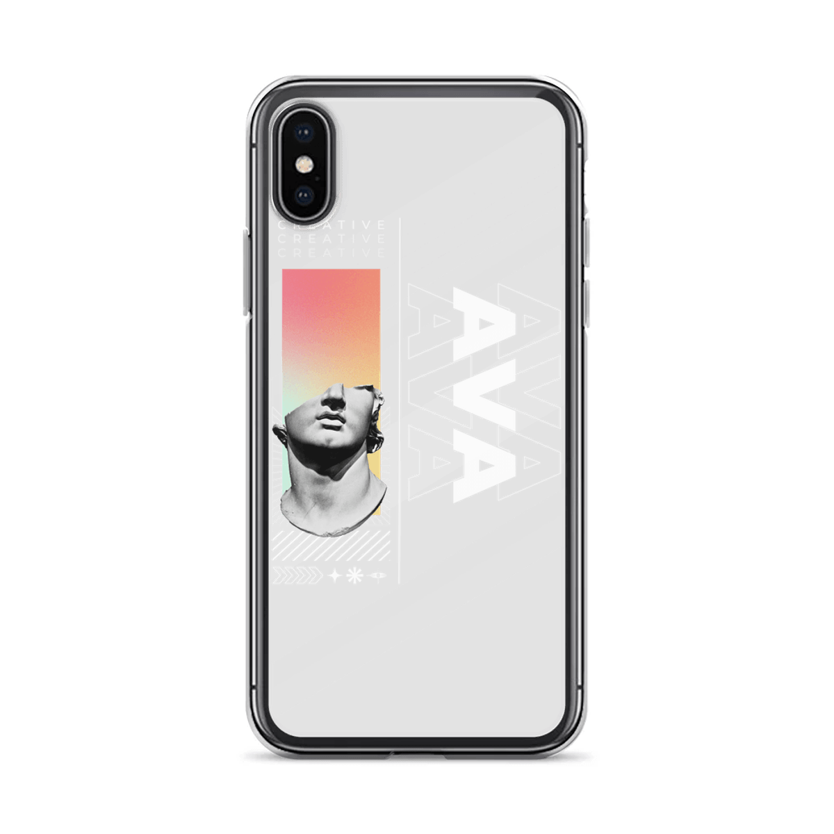 Personalized AVA Clear Phone Case