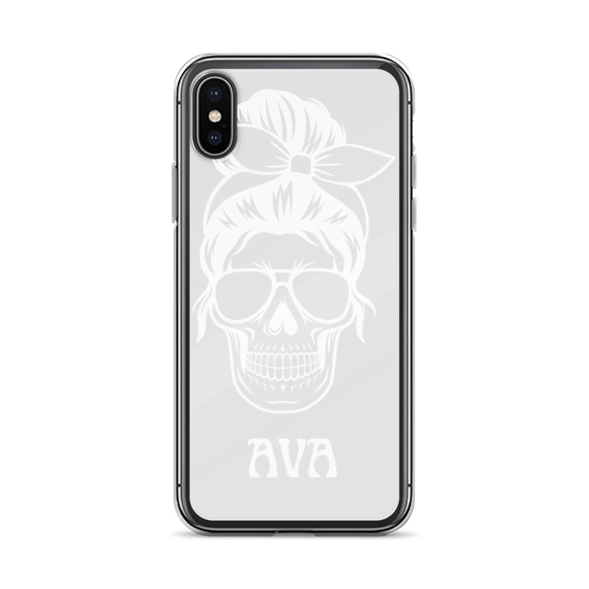 Personalized AVA Skull Phone Case