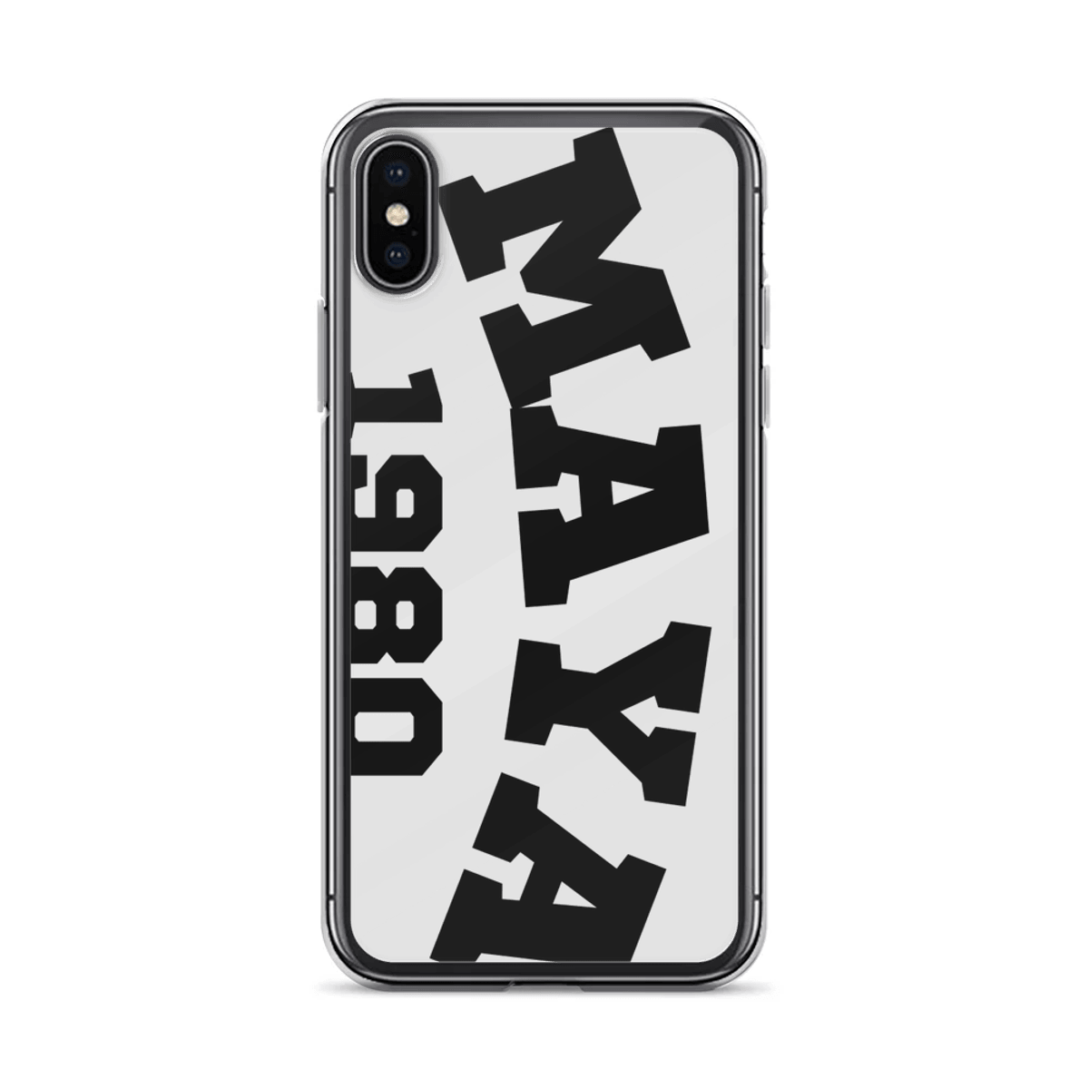 Personalized MAYA Clear Phone Case