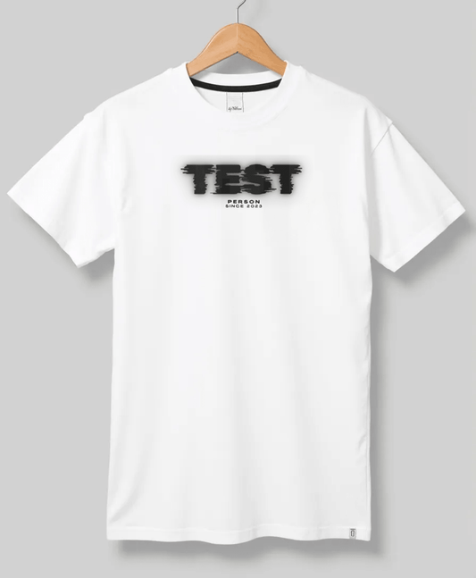 Personalized TEST Glitch-Style T-Shirt