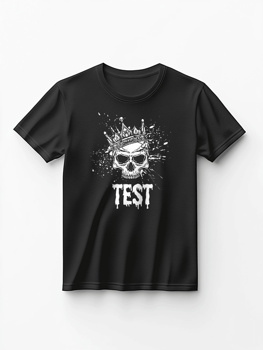 Personalized TEST Skull T-shirt