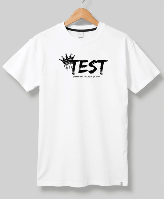Personalized TEST T-Shirt with Crown Design