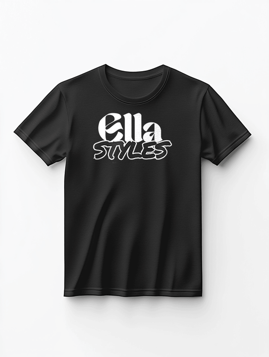 Personalized ELLA T-Shirt in Black and White