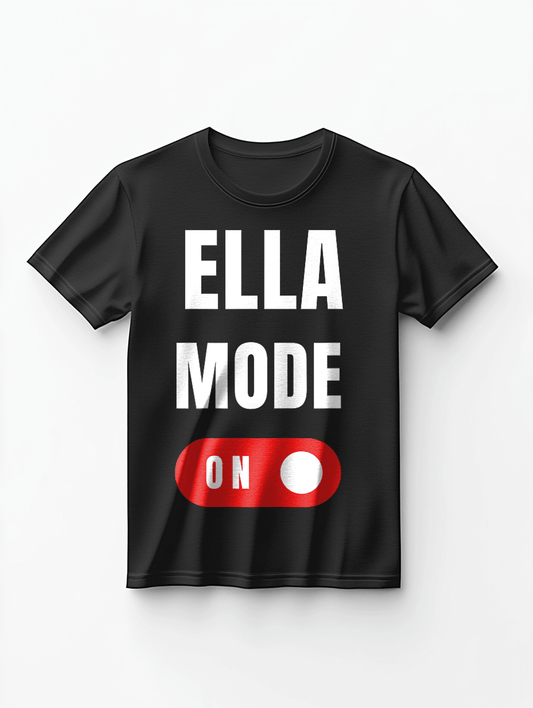 Personalized ELLA T-Shirt with Bold Statement Design