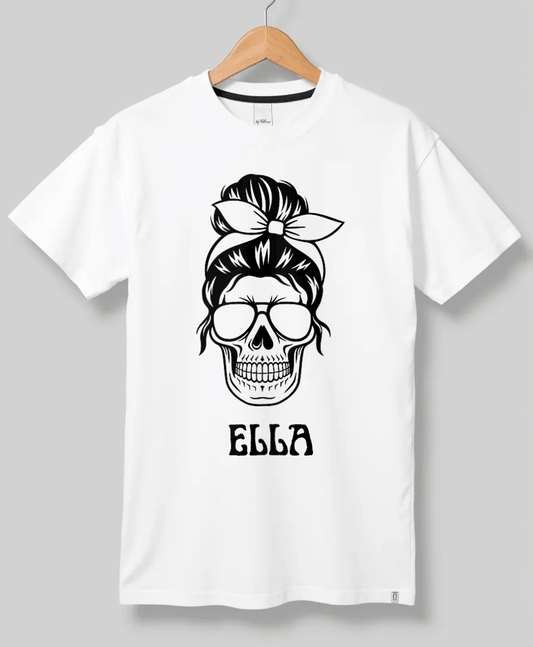 Personalized ELLA Skull T-Shirt