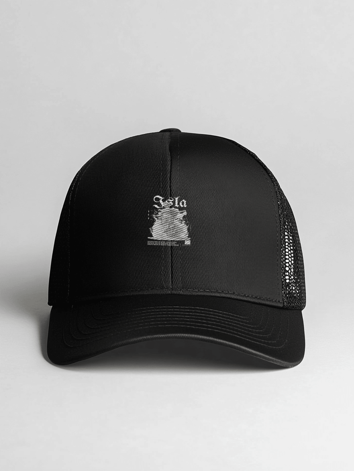 Personalized ISLA Black Trucker Hat
