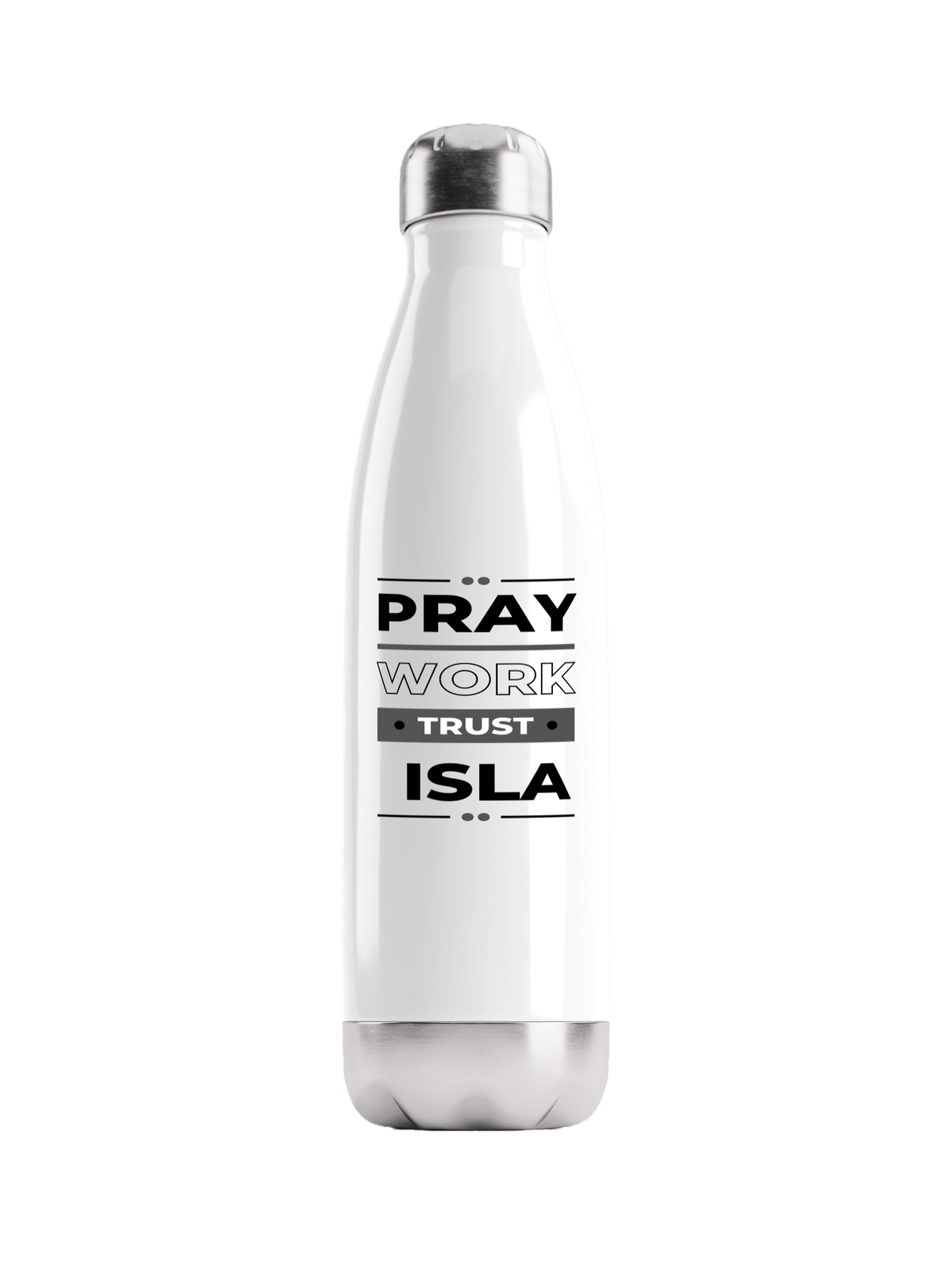 Personalized ISLA Motivational Water Bottle