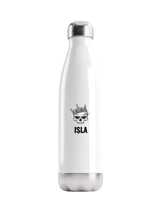 Personalized ISLA Skull Water Bottle