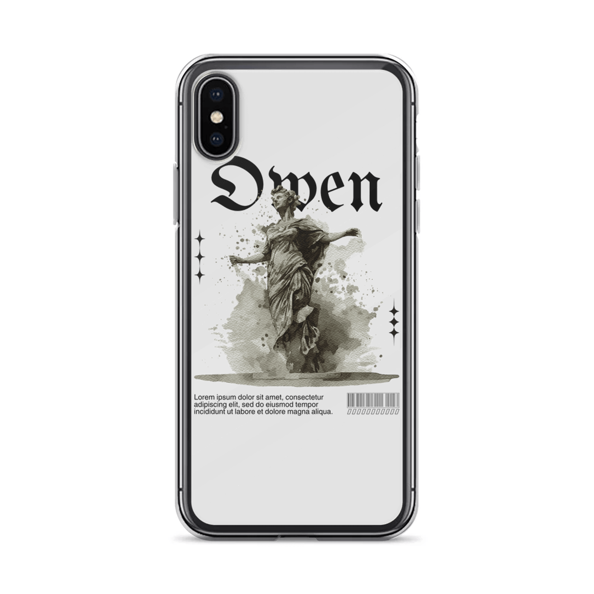 Personalized OWEN Classical Statue Phone Case