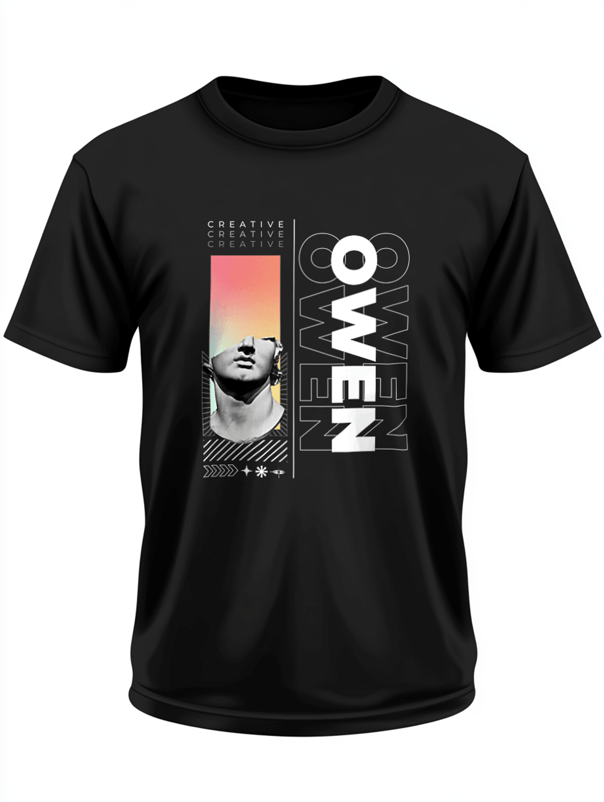 Personalized OWEN T-Shirt with Artistic Design